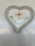 heart- with a cross-Jesus loves the little children