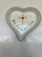 heart- with a cross-Jesus loves the little children