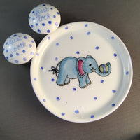 Elephant-blue tooth and lock