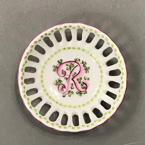 *5120 PORCELAIN INITIAL BONBON DISHES-in stock